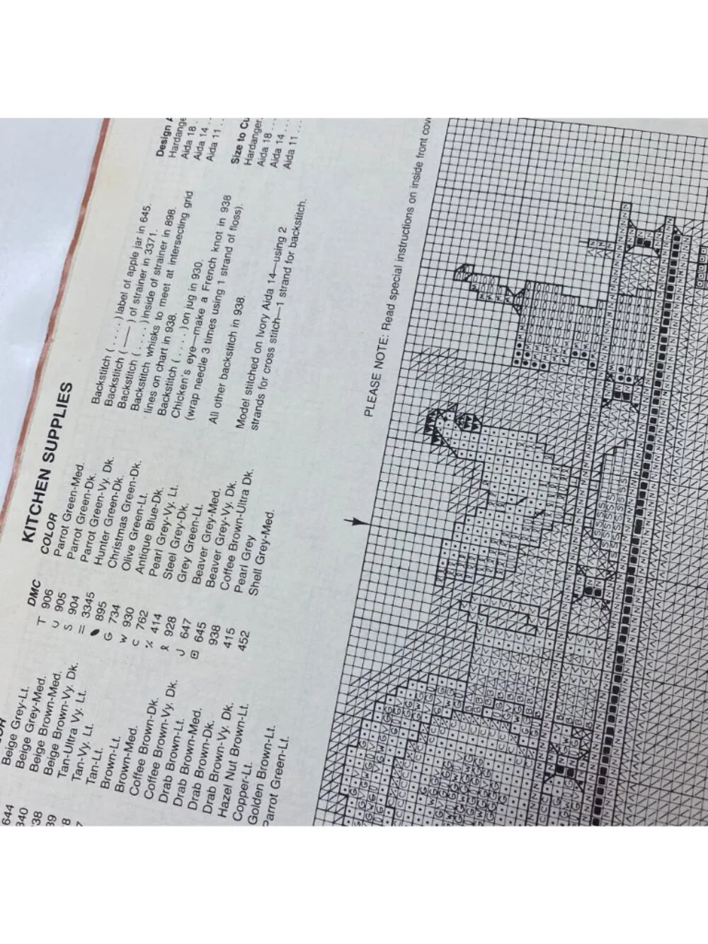 Vintage Good'N'Country Counted Cross-Stitch Pattern Book By Gloria & Pat